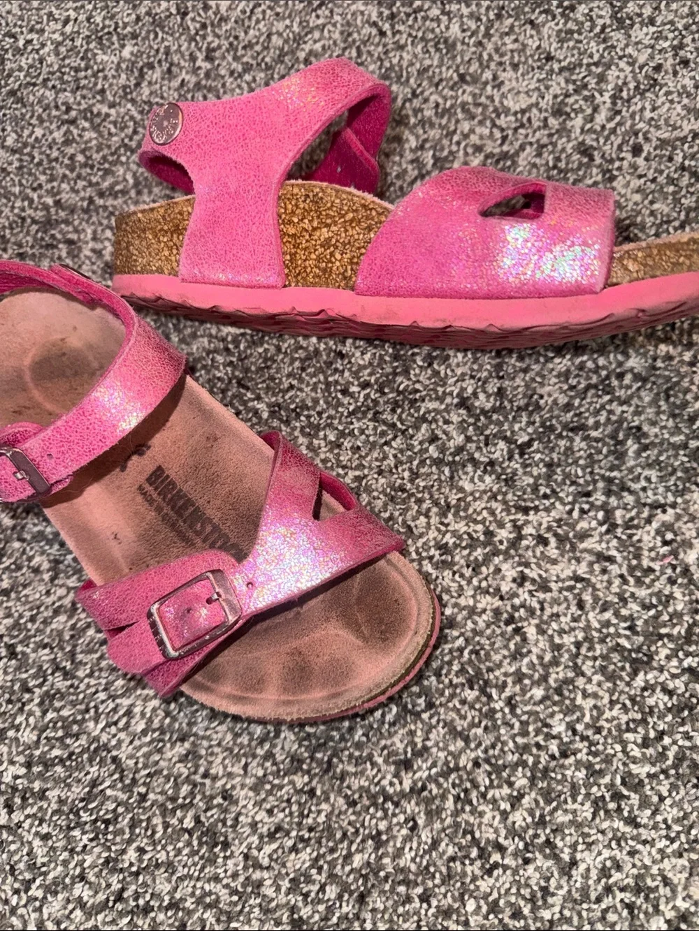 Birkenstock sparkling pink